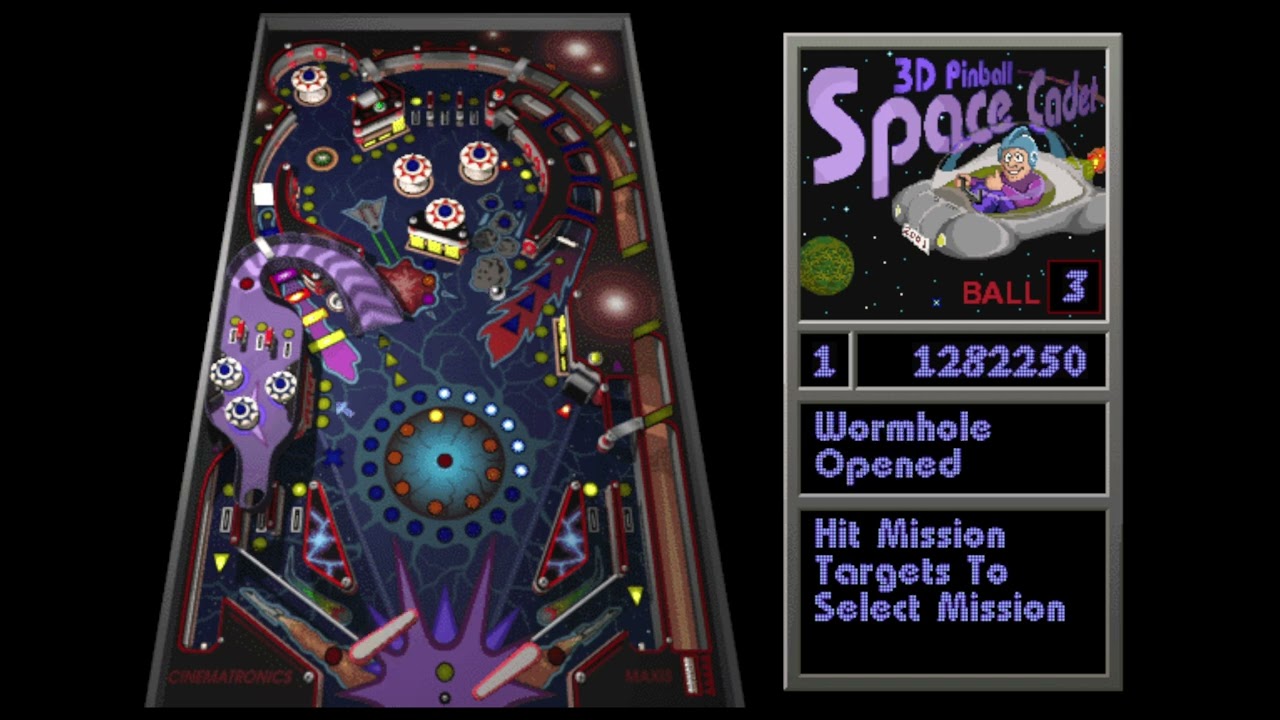 3D Pinball barely a high score