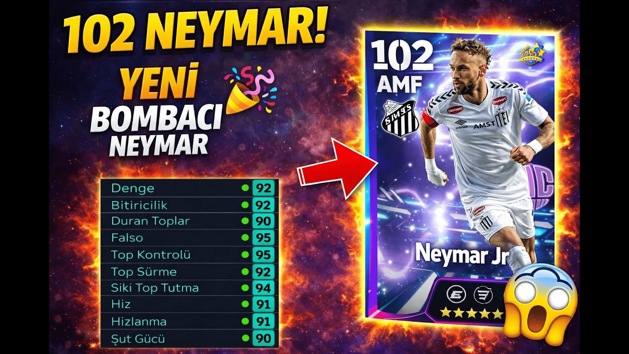 Bombacı Neymar Özel Basım ile Pompacı Neymar’a Dönüştü! Rakibi Çıldırtan Çalımlar ve Goller | Efb 26