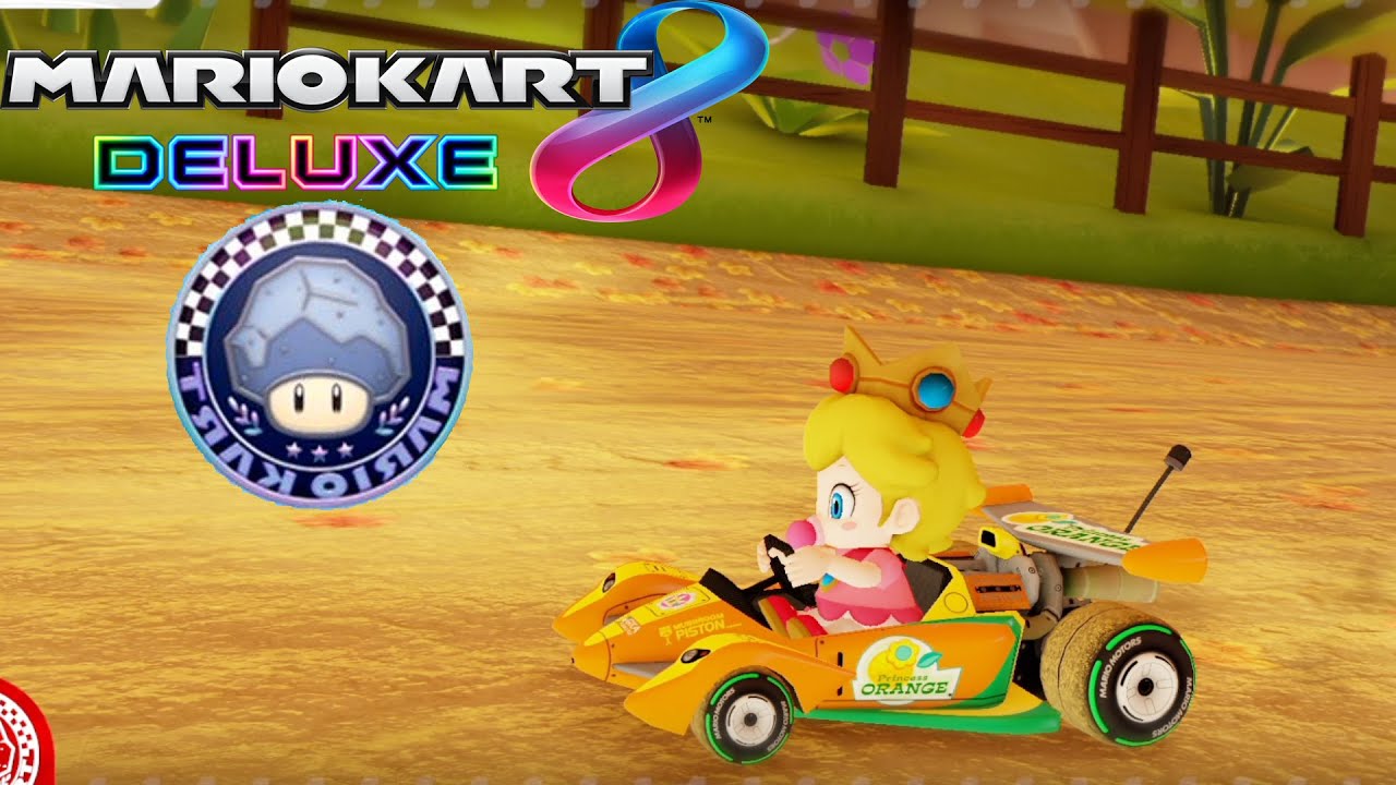 Mario Kart 8 Deluxe DLC - Rock Cup 150CC - Baby Peach Gameplay