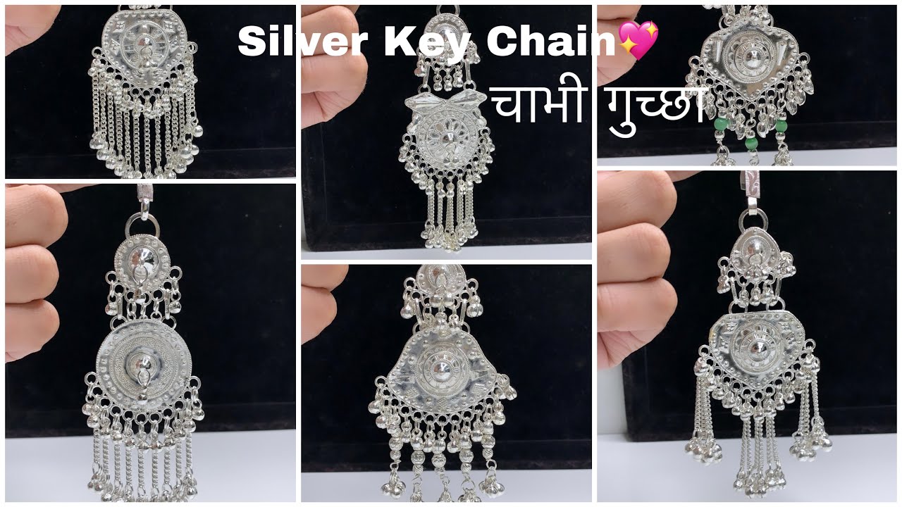 Latest Silver Chabbi Challa designs with price 2022 | silver key chain designs|silver challa designs