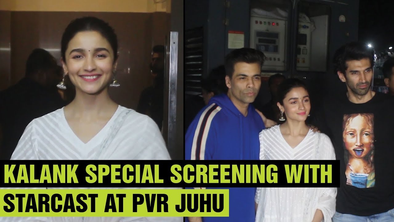Kalank Special Screening with Starcast at PVR Juhu