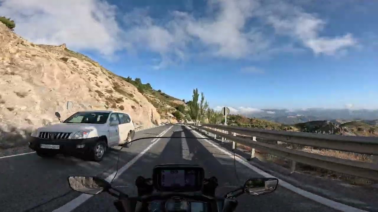 As Melhores Estradas Para Turismo De Moto - Espanha _ Carretera A-395 _ Serra Nevada - Granada