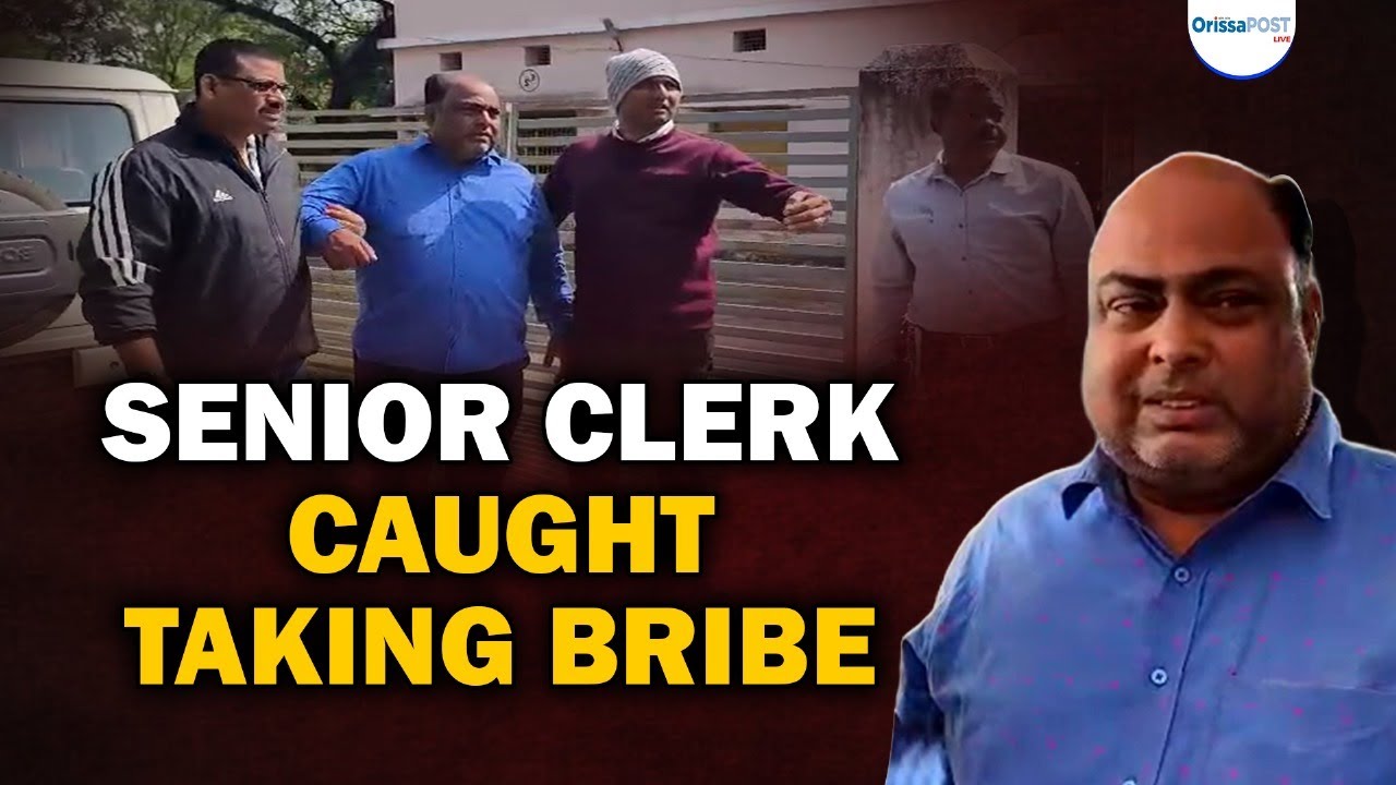 Kalahandi Vigilance trap: RWSS clerk caught accepting bribe