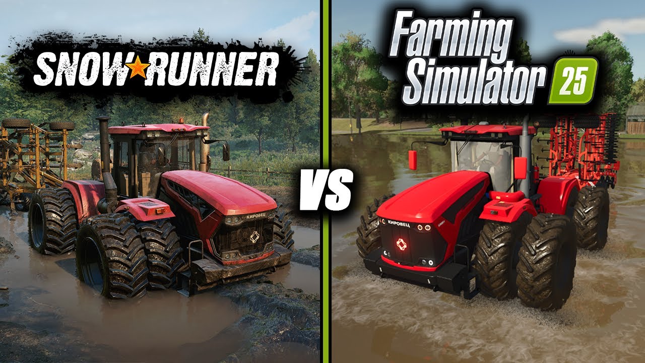 POR&Oacute;WNANIE: Farming Simulator 25 VS SnowRunner!