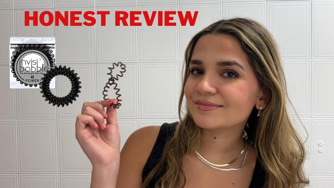 Invisibobble Hair Ties Review! #productreview #unboxing #05