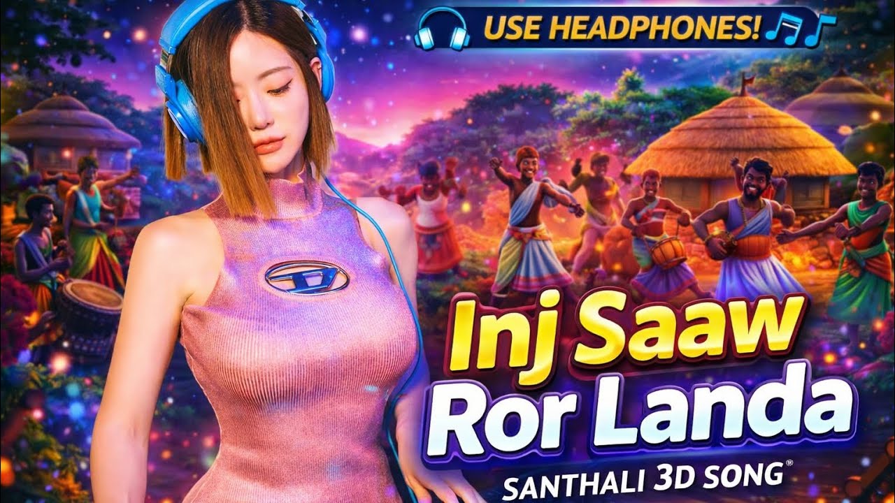 Inj Saaw Ror Landa | Santhali 3D Song 2026 | Use Headphones 🎧 | New Santali DJ Song