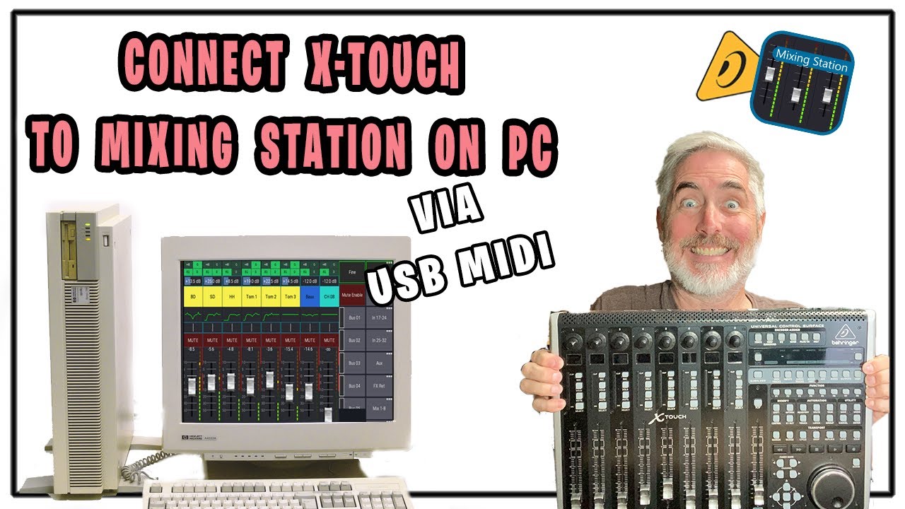 X-TOUCH и микшерная станция &mdash; USB MIDI &mdash; ПК