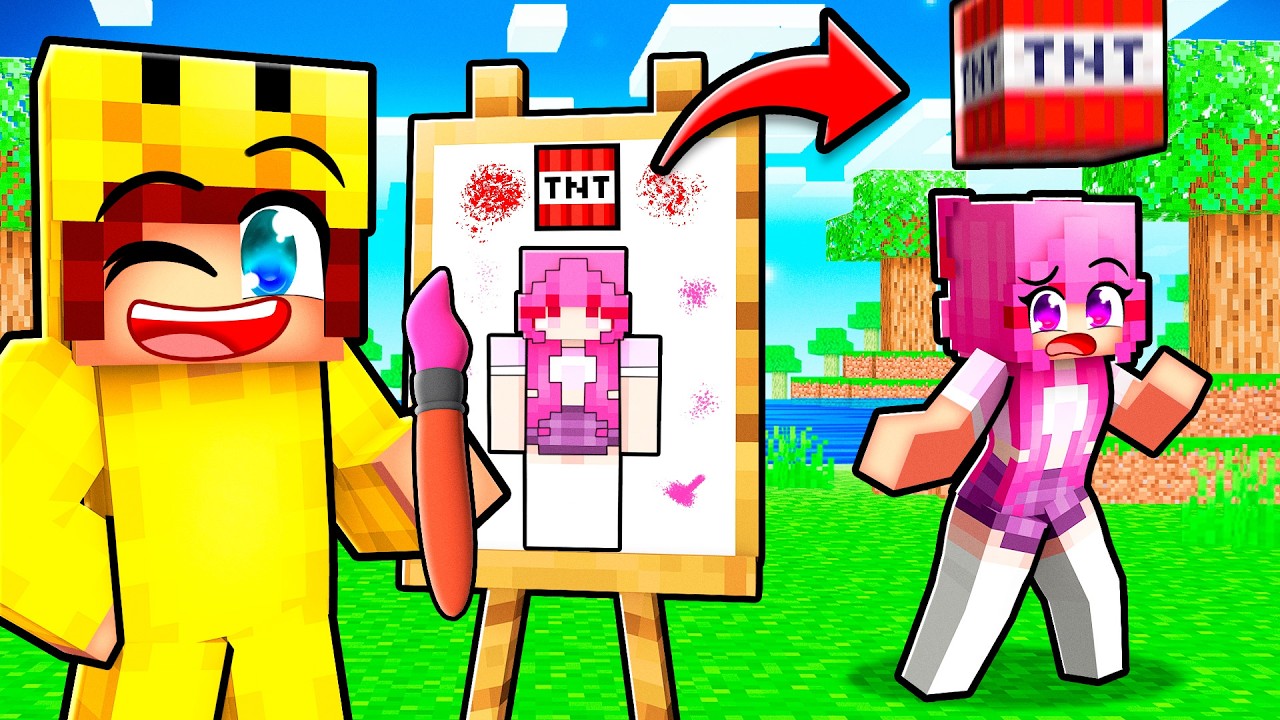 Minecraft, Maar Ik Krijg Alles Wat Ik TEKEN!