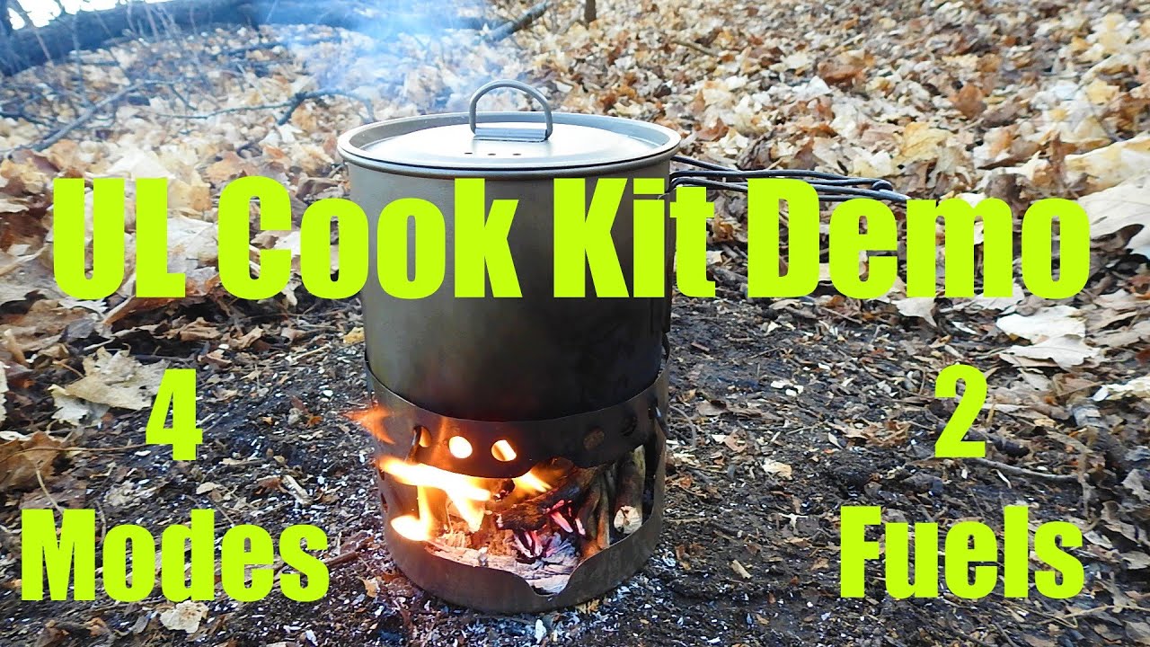 UL Cook Kit Demo with 4 modes and 2 fuel types
