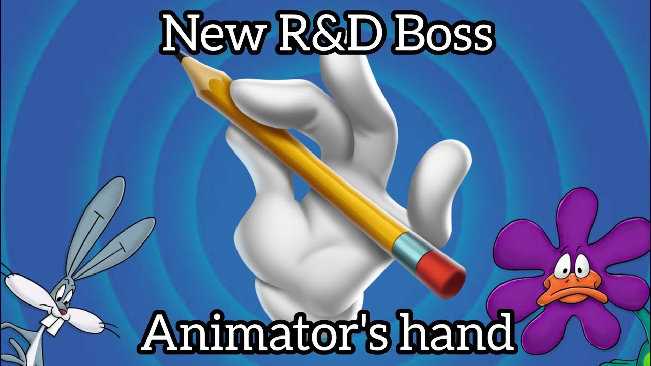 Looney Tunes World of Mayhem - New R&D Boss Animator's hand