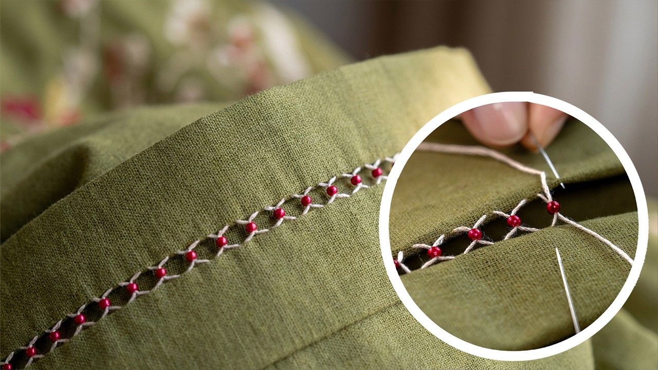 Easy and Stylish: Decorative Bridging Pattern for Dress Bodices