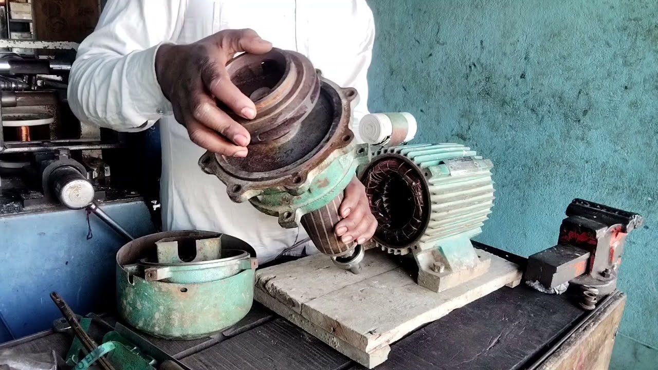 Cri 2 HP agriculture motor servicing