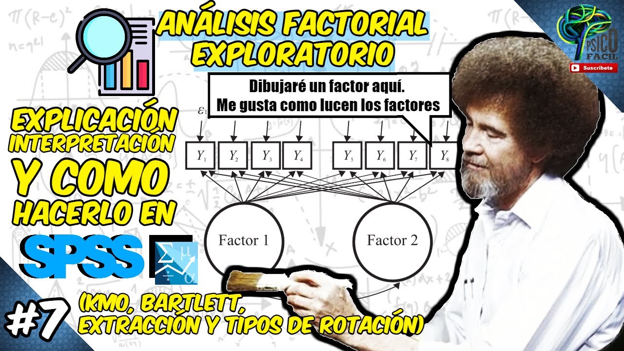 7. ANALISIS FACTORIAL EXPLORATORIO SPSS FÁCIL Y RÁPIDO 🤓 ANÁLISIS E INTERPRETACIÓN PASO A PASO