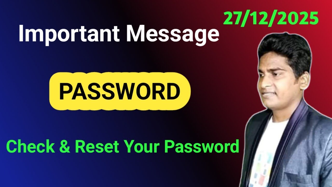 Important Message About Accounts 🔷 Check & Reset Your Password🔷Must Watch & Share #VictoryWithAsh