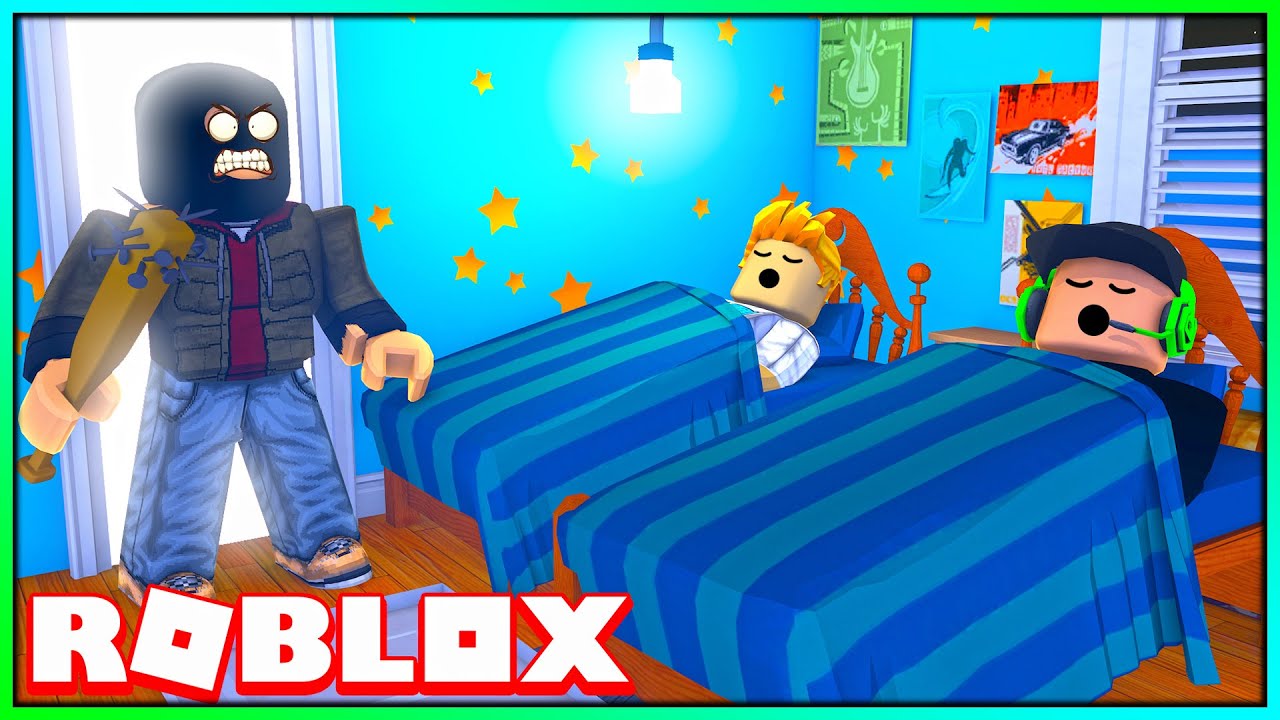 ROBBERS BROKE INTO OUR HOUSE IN ROBLOX!! (Break In)