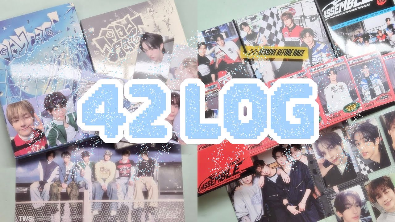 [ 42LOG ] #2 어쩌면 나는 첫 순간부터 너였어☆̶ ִׂ ٭ ㅣ 투어스 ㅣ play hard ㅣ 2026시즌그리팅 ㅣ 앨범깡 ㅣ 시그깡