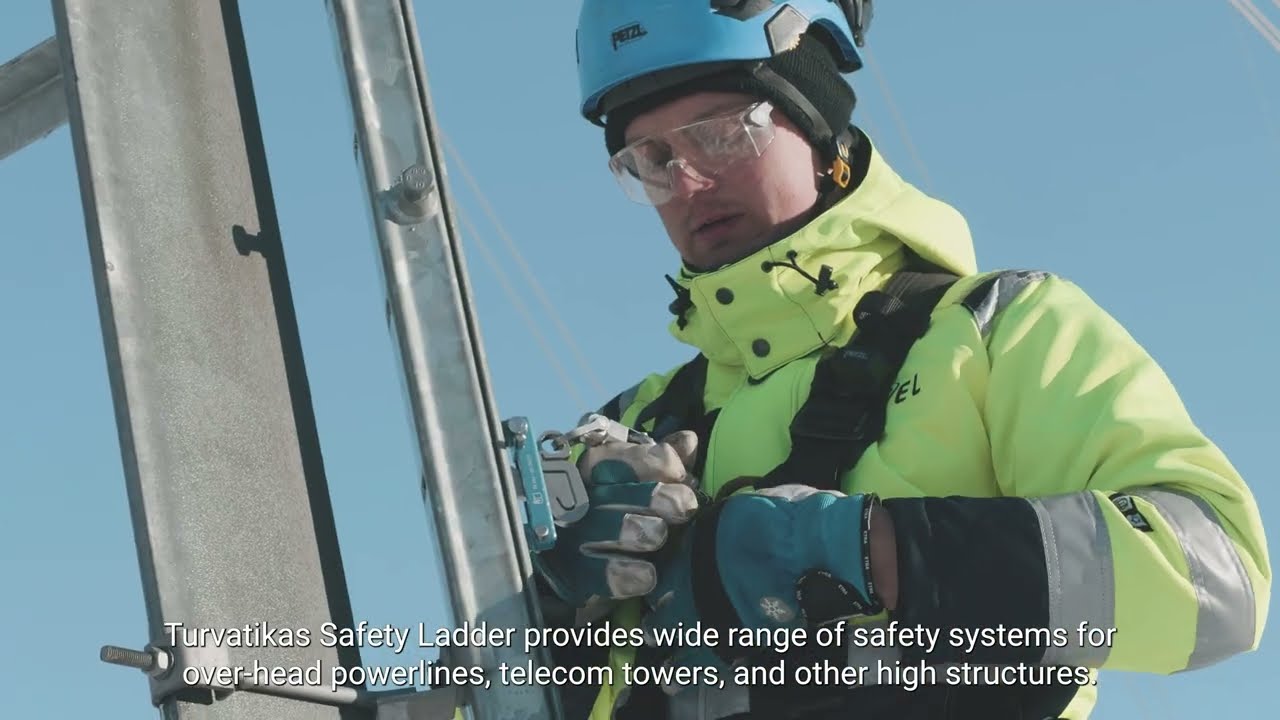 Eltel's Turvatikas Safety Ladder® ensures safety and efficiency at heights