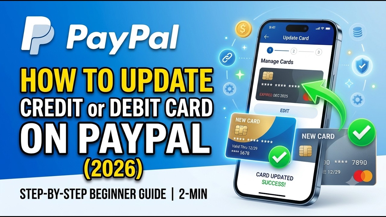 How to Update a Credit or Debit Card on PayPal 2026 Step by Step Beginner Guide 2 Min