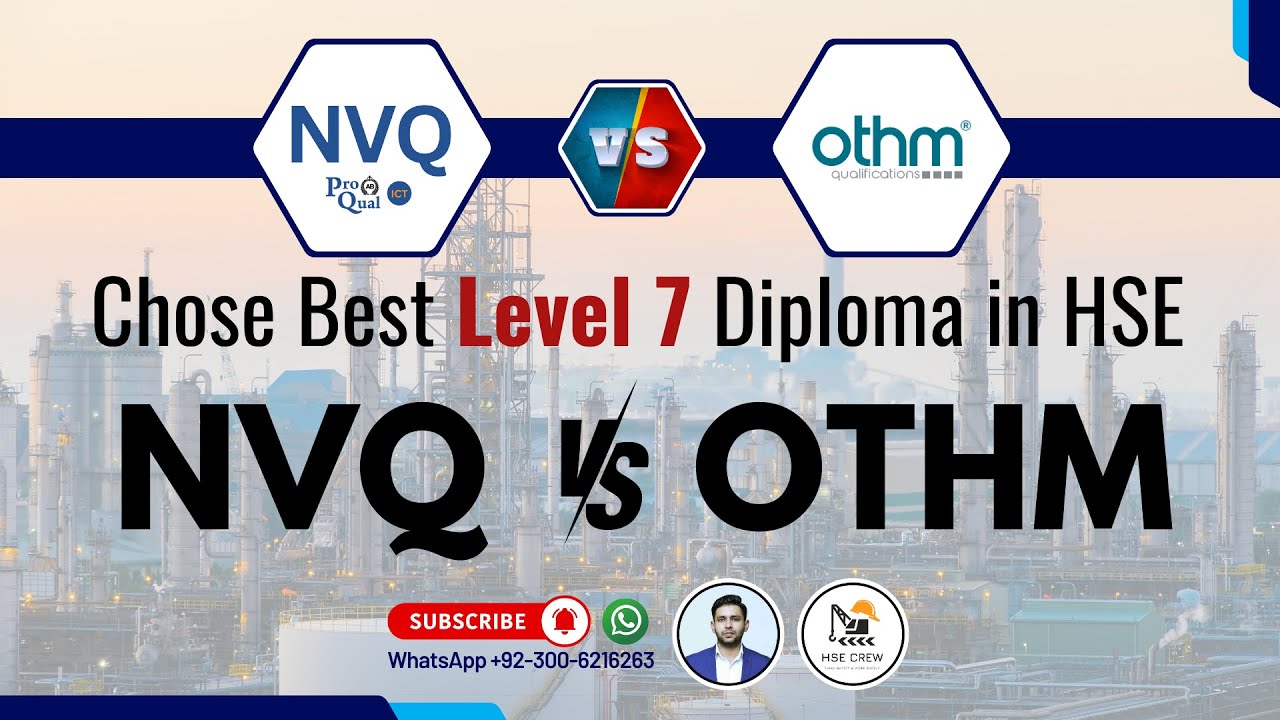 NVQ Level 7 VS OTHM Level 7 | Which Level 7 is best NVQ or OTHM | Level 7 in health and Safety