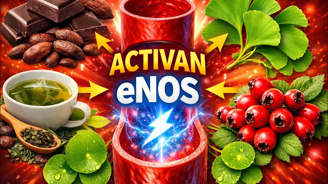 SUSTANCIAS NATURALES QUE ACTIVAN LA ENZIMA ÓXIDO NÍTRICO SINTASA