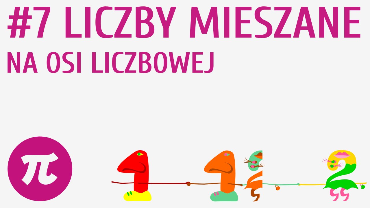 Liczby mieszane na osi liczbowej #7 [ Ułamki zwykłe - wprowadzenie ]