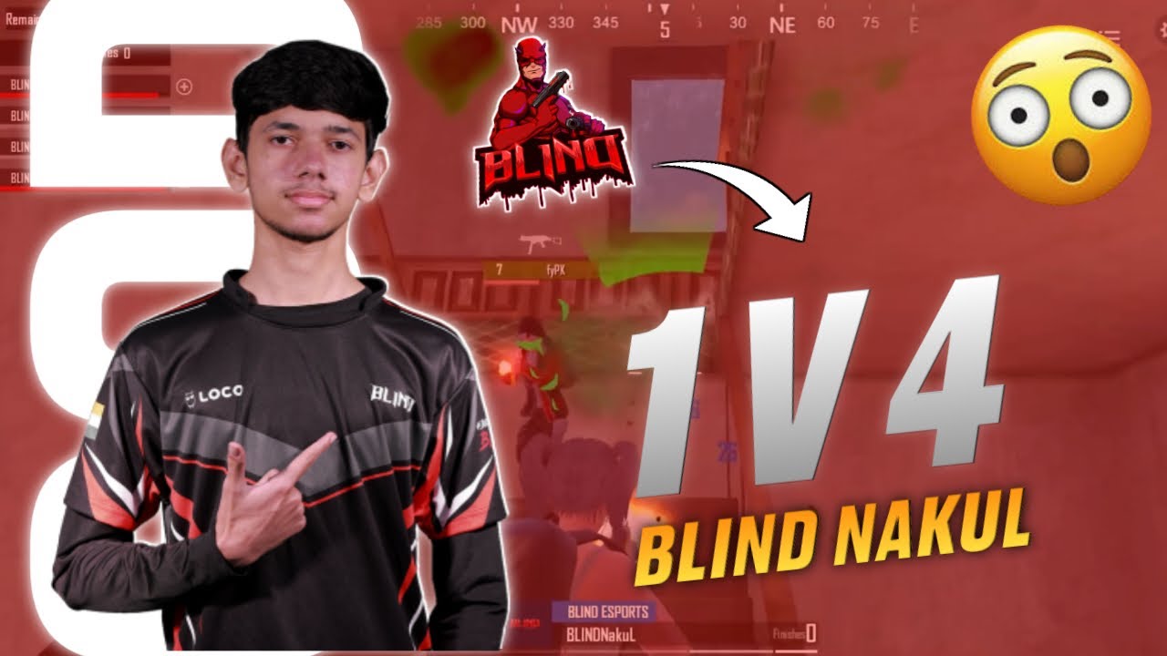 Blind Nakul 1 HP Clutch || BGIS Grind ||@SouLNakuL @blindesportsofficial