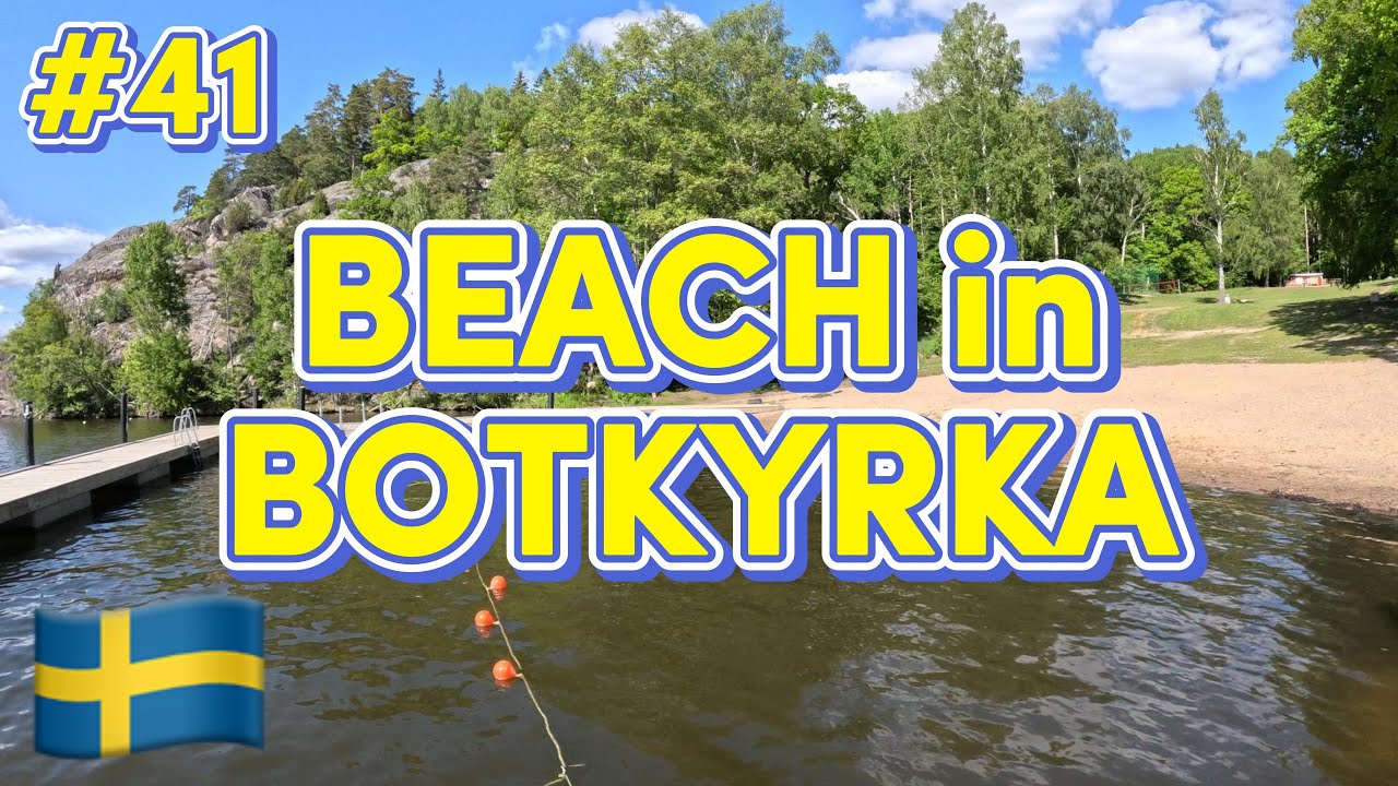 Stendalsbadet * My FIRST beach visit EVER in BOTKYRKA #041