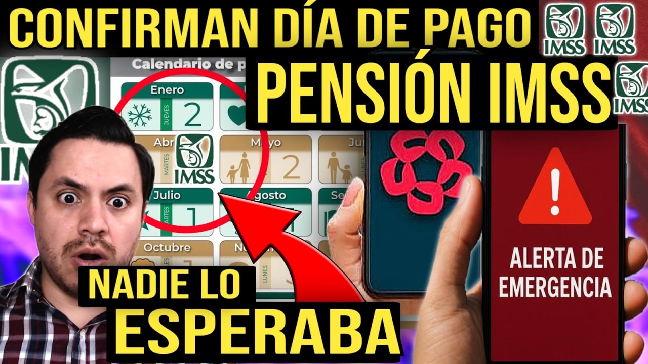 PENSION IMSS PAGAR&Aacute; ANTES DE LO ESPERADO🤩APRUEBAN ELIMINAR ESTAS PENSIONES💥TE LLEGAR&Aacute; ESTE MENSAJE📩