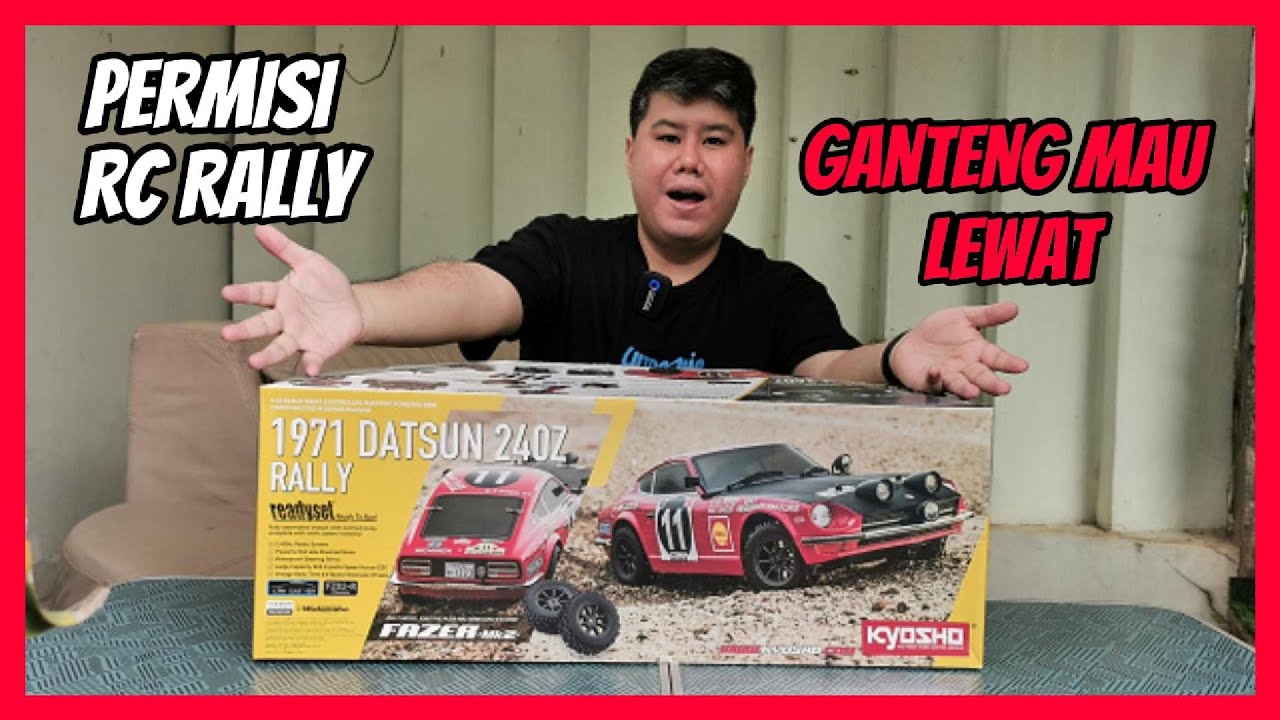 Unboxing RC Kyosho fazer mk2 datsun 240z 1971,Detailnya gila!!