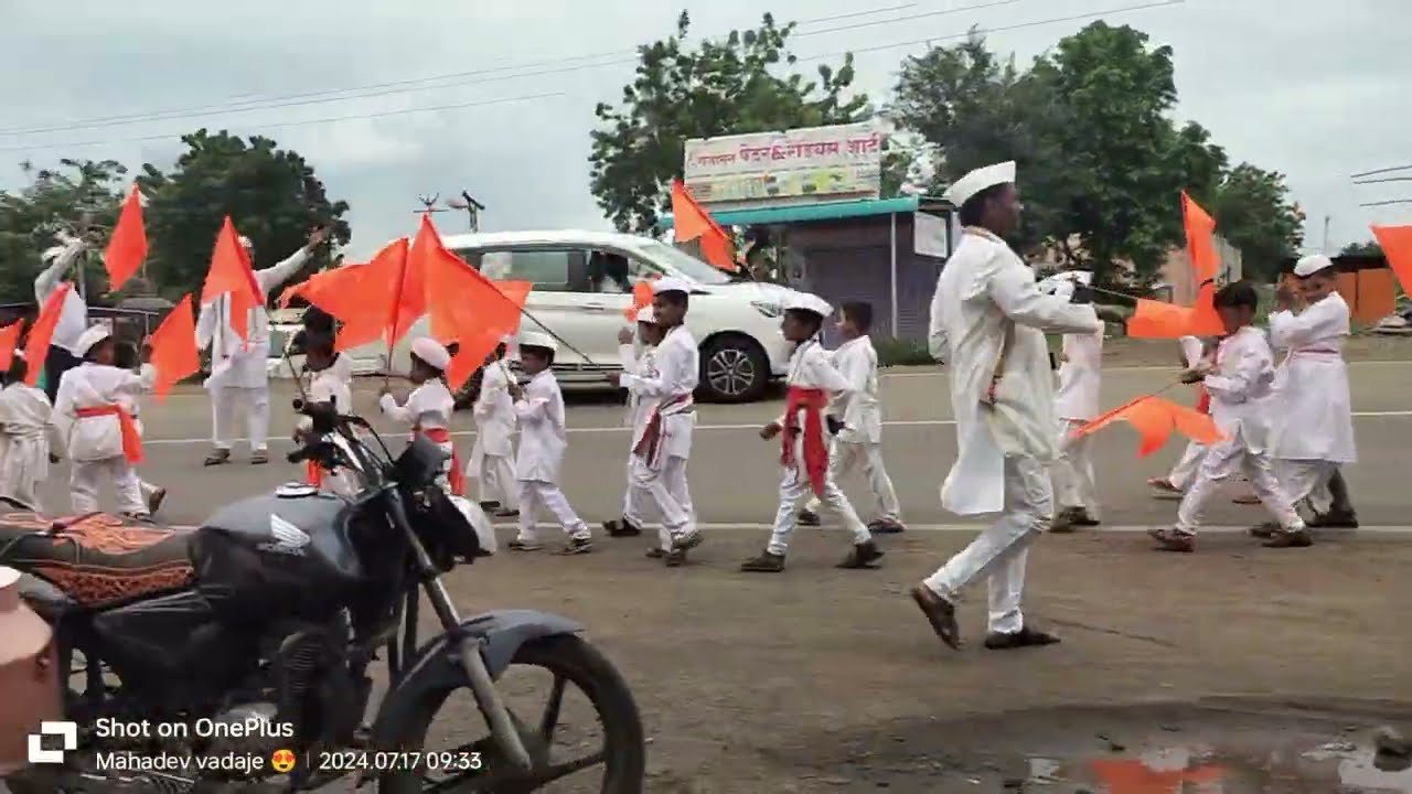 Rally for Vittal Rukmini at Umadi Primary School in Maharashtra...🙏✨🌞