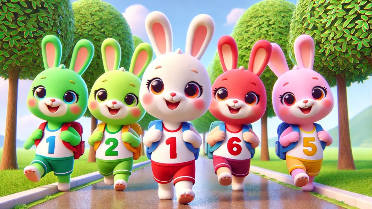 Chú Thỏ Con Ơi Chú Thỏ Con 🐰 Nhạc Thiếu Nhi 4K Sôi Động Hay Nhất Hiện Nay - Bé Xem Cả Ngày Vẫn Thích