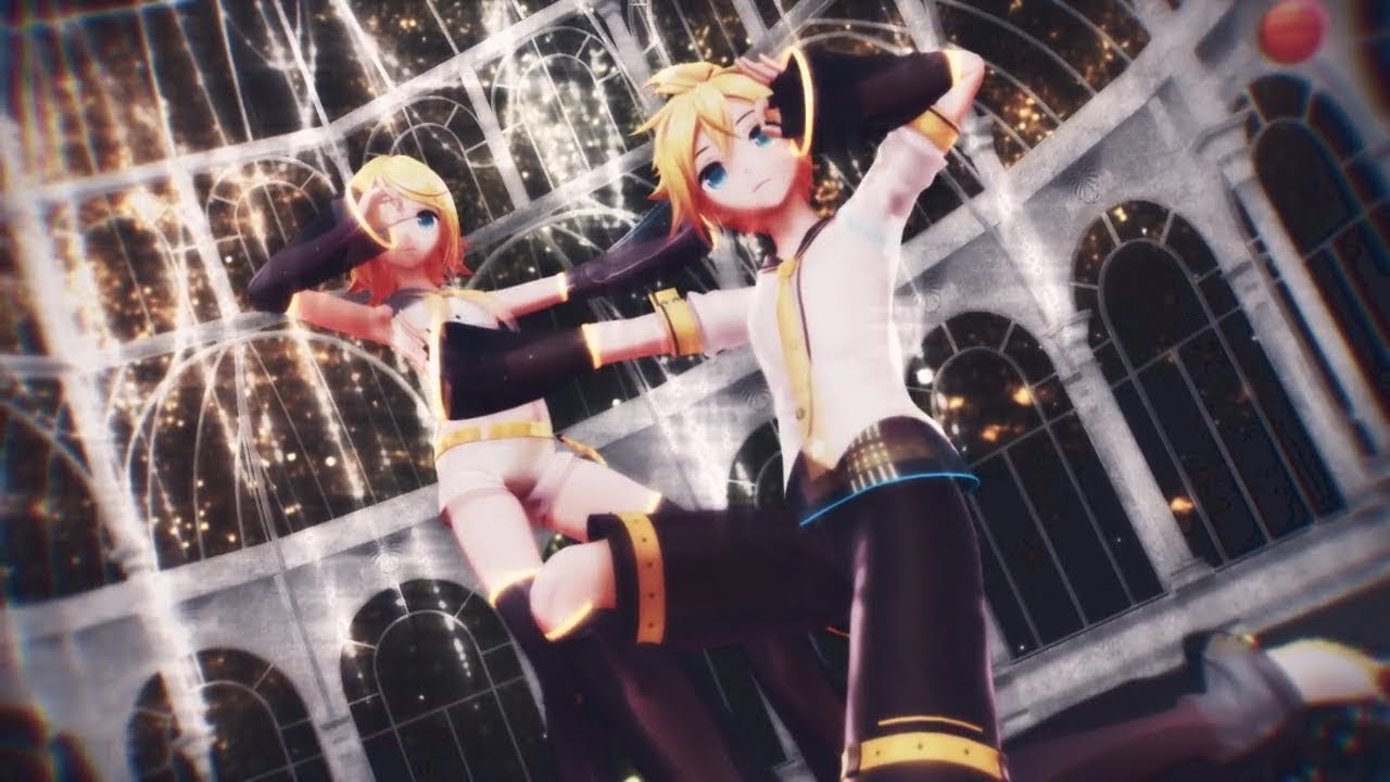 【MMD】脳漿炸裂ガール | Spinal Fluid Explosion Girl | 뇌장작렬걸 【Rin·Len】