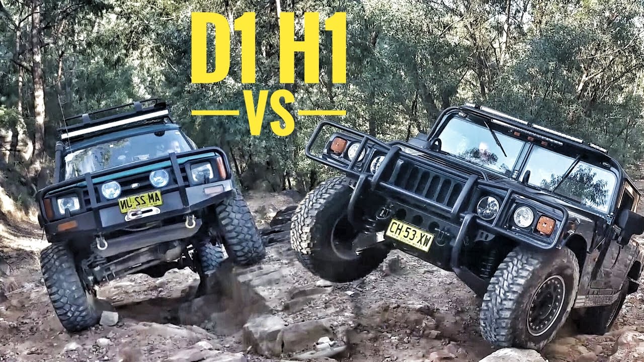 Land Rover vs Hummer - D1 vs H1 @ The Nepean Trail