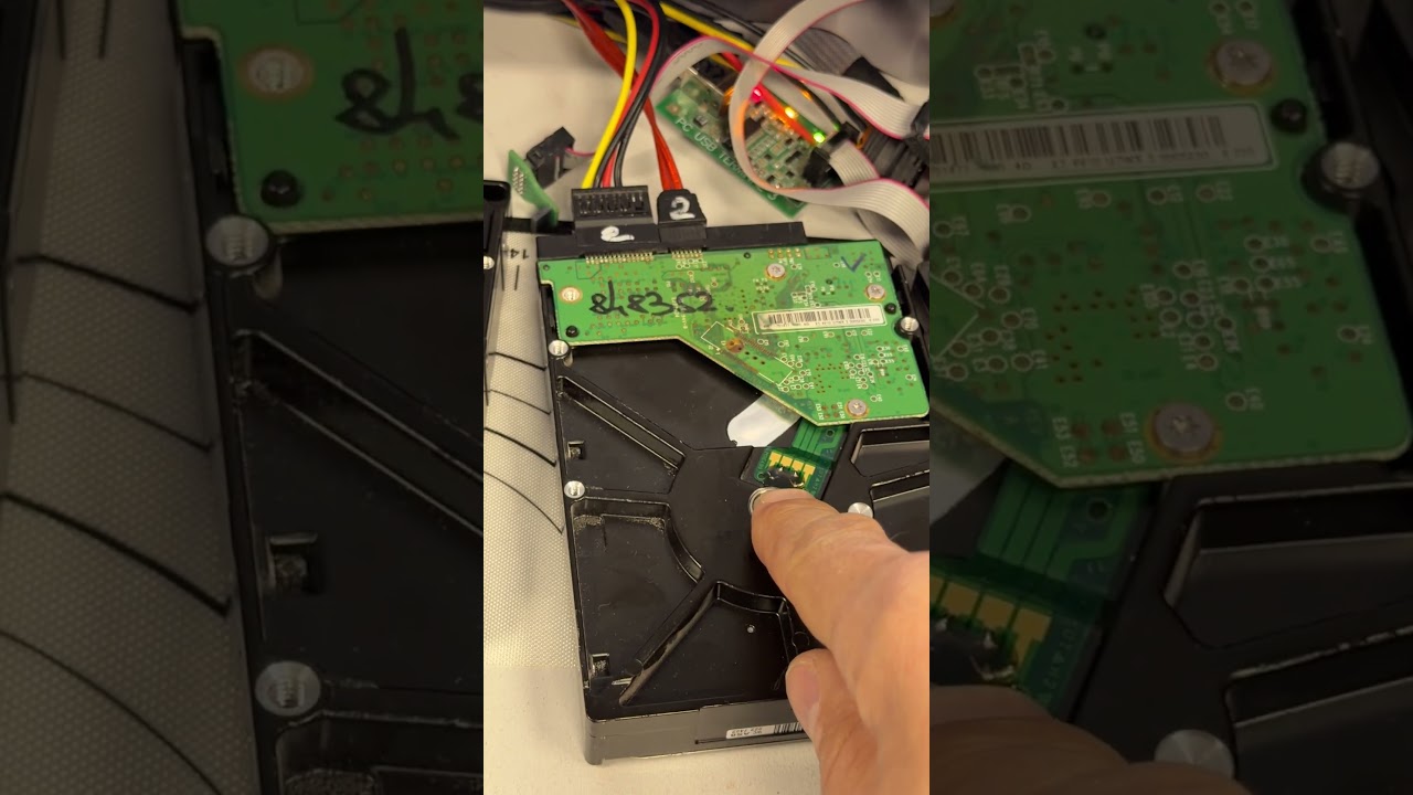 Как вам такое? Western digital wd5000aaks после сервисов