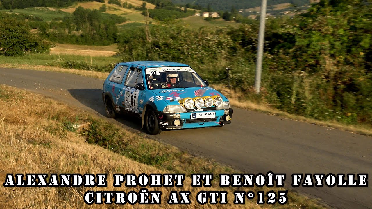 Rallye de la Drôme Paul Friedman 2025 - Citroën AX GTI N°97 - Alexandre PROHET et Benoît FAYOLLE