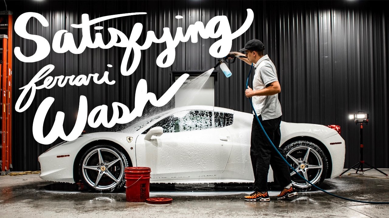Start To Finish Ferrari Detail - How We Clean A Car!