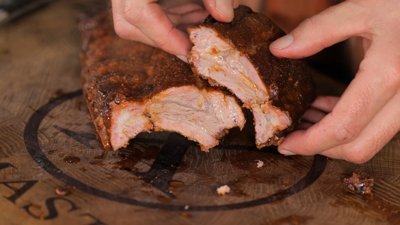 I use Coca Cola to make sauce for these Smoked BBQ Ribs