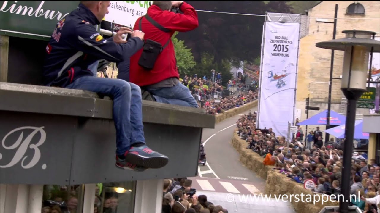 Max Verstappen races down the Cauberg in Valkenburg - Red Bull Soapbox Race, 16/05/2015