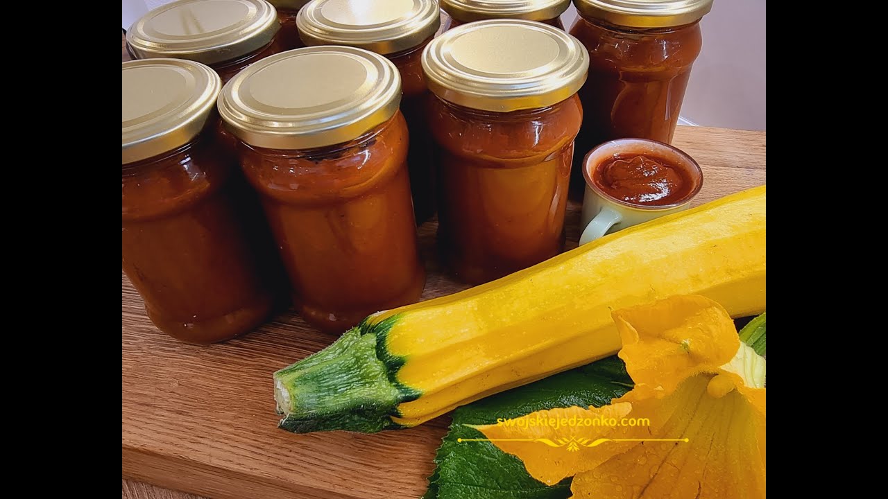 Ketchup z cukinii z nutką curry ,stary sprawdzony przepis -robię go co roku od lat  #domowyketchup