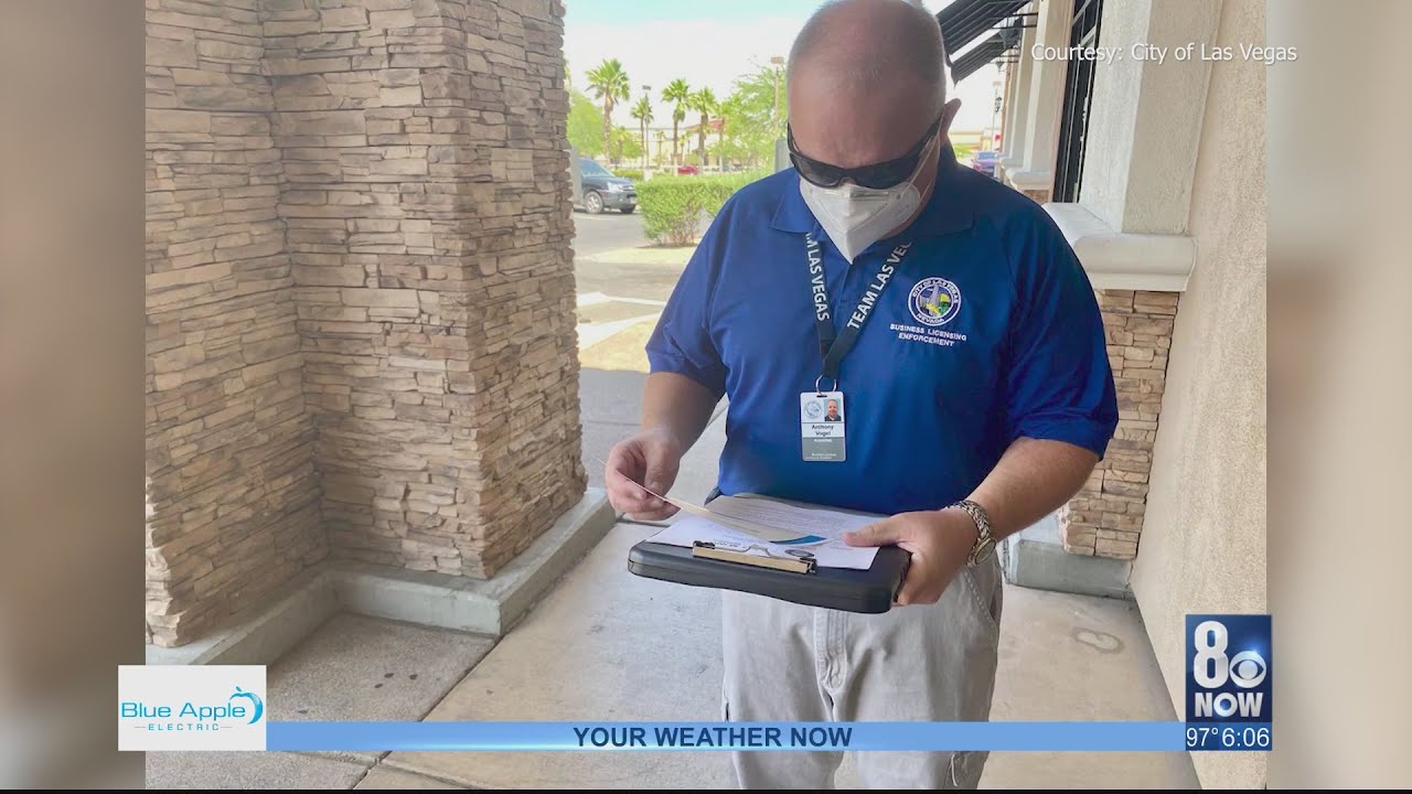 City of Las Vegas officials conduct compliance checks at 300 businesses daily