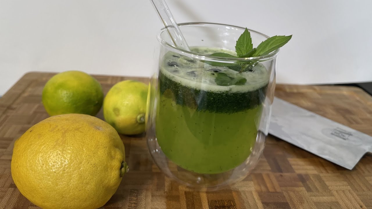 Limonade Limette Zitrone Minze