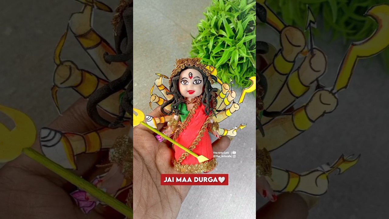 Maa Durga doll making😍|| Durga Doll makeover 