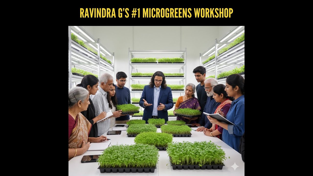 Microgreens Business in India | How to Start & Earn | Ravindra G – Microgreens King of India