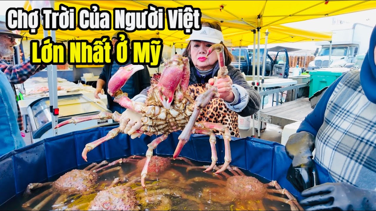 Không Khí Tết Tại Khu Chợ Trời Người Việt Lớn Nhất Nước Mỹ