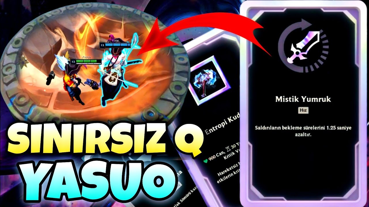 SINIRSIZ Q YASUO (YERE İNDİRMİYOR) - LOL ARENA MODU