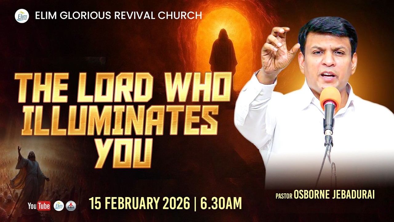 Sunday Service | 🔴LIVE 6:30 AM | Pas. OSBORNE JEBADURAI - Elim GRC | Feb 15 2026