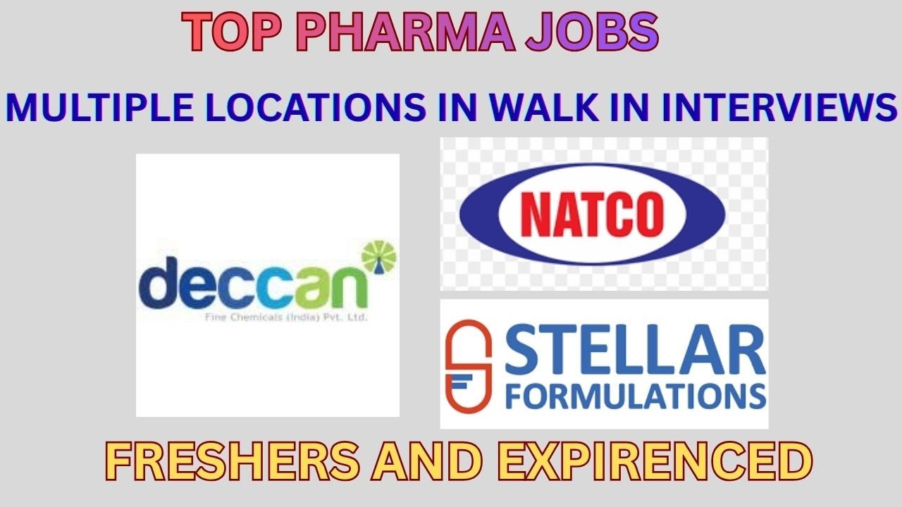 DECCAN FINE CHEMICALS,NATCO PHARMA,STELLER FORMULATIONS LATEST PHARMA NOTIFICATIONS 2025 TELUGU