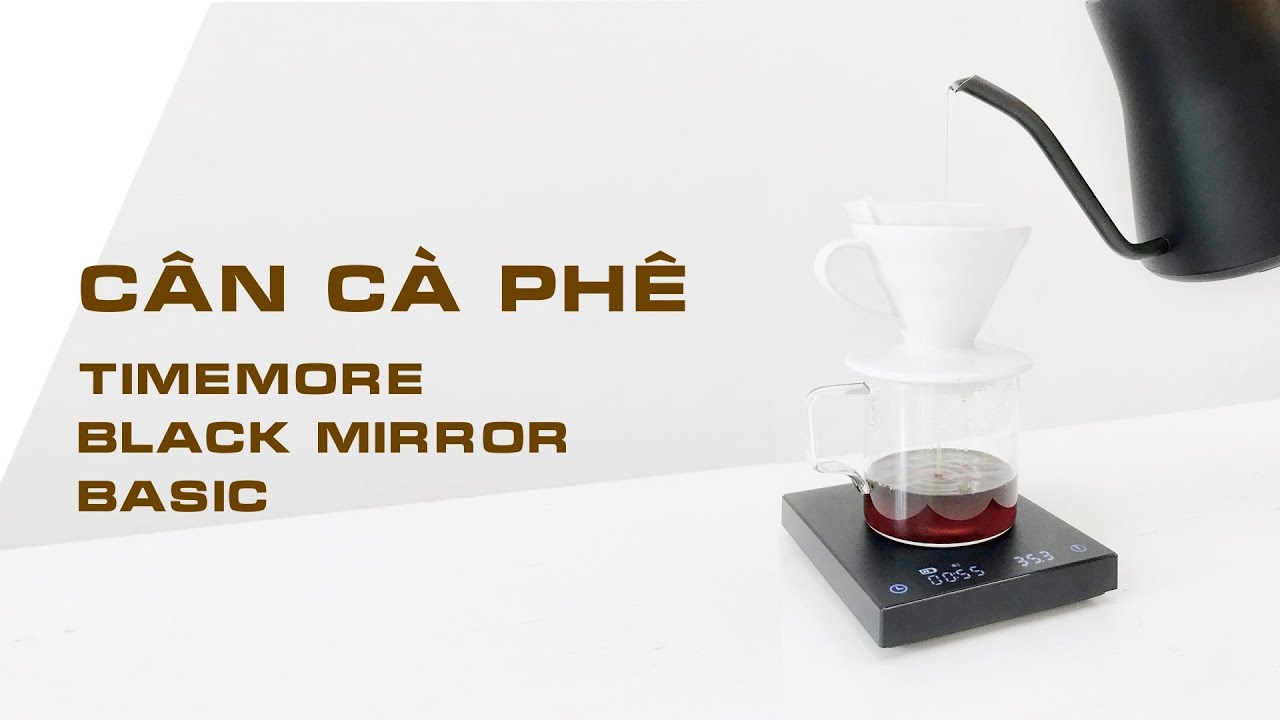 Trên tay Cân cà phê Timemore Black Mirror Basic, vì sao pha cà phê phải cần cái cân?