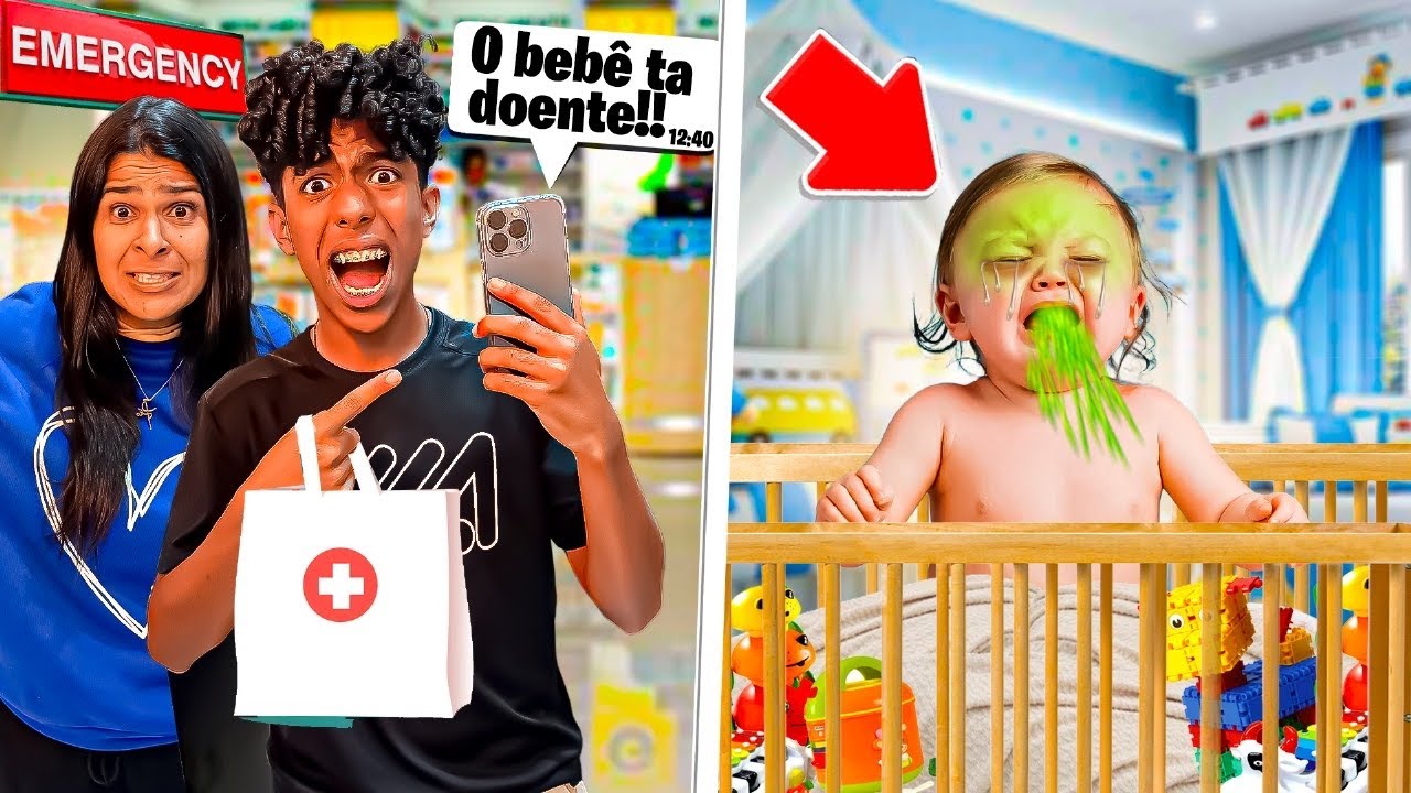 O BEBÊ ESTÁ PASSANDO MAL! *Olha oque aconteceu