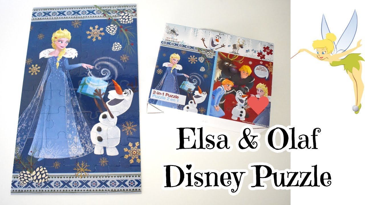UNBOXING DISNEY PUZZLE || ELZA & OLAF PUZZLE || PLAY PUZZLE